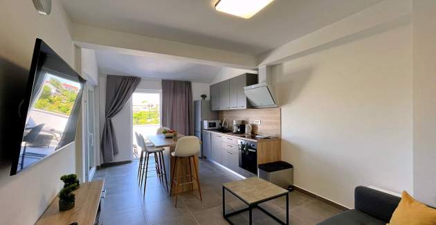 Luxusapartment Bonum 1 – Meerblick & Balkon