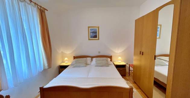 Apartment Tiha Lili 4 – 10 m vom Strand, Meerblick