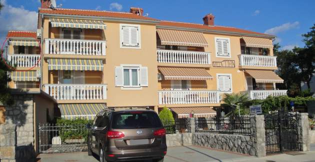 Apartment Tiha Lili 4 – 10 m vom Strand, Meerblick