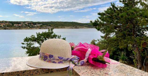 Apartment Tiha Lili 4 – 10 m vom Strand, Meerblick