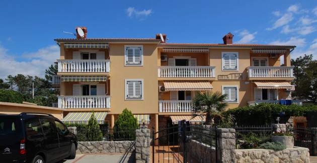 Apartment Tiha Lili 1 – 10 m vom Strand, Meerblick