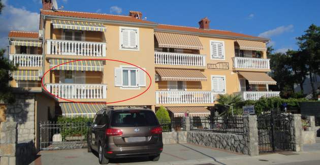 Apartment Tiha Lili 1 – 10 m vom Strand, Meerblick