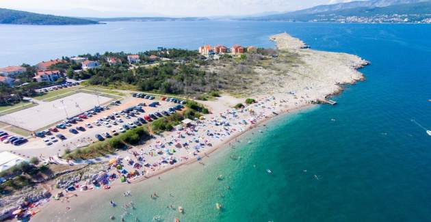 Apartment Tiha Lili 3 – 10 m vom Strand, Meerblick