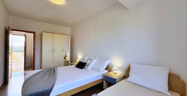 Apartment Dunato I – Meerblick, 310 m vom Meer