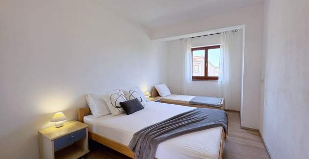 Apartment Dunato I – Meerblick, 310 m vom Meer