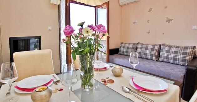 Apartment Ivanka A6 – Balkon und Meerblick