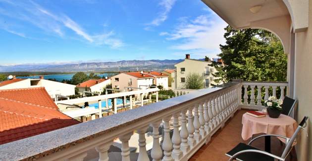 Apartment Ivanka A6 – Balkon und Meerblick