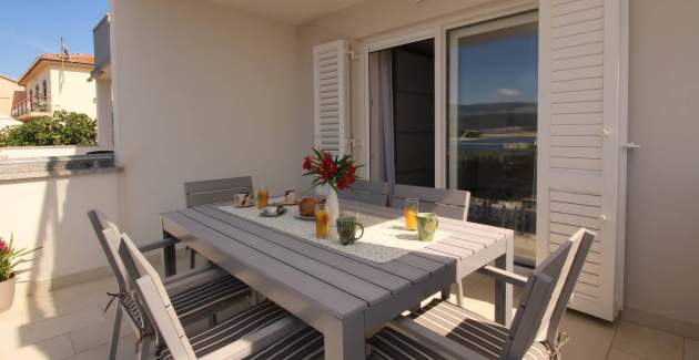 Apartment Kristijan – am Meer, Meerblick