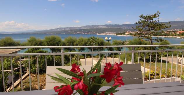 Apartment Kristijan – am Meer, Meerblick