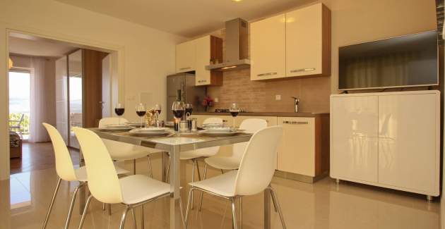 Apartment Kristijan – am Meer, Meerblick