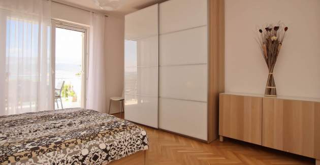 Apartment Kristijan – am Meer, Meerblick