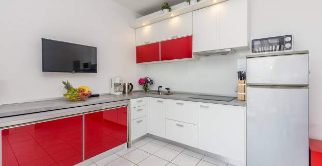 Apartment Presker – Meerblick und Balkon
