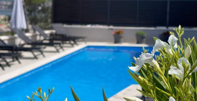 Apartman Punta Šilo A10 – bazen i pogled more