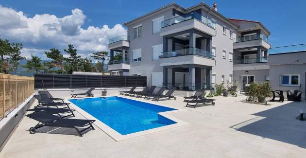 Apartment Punta Silo A1 – Pool und Meerblick