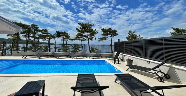 Apartment Punta Silo B1 – Pool und Meerblick