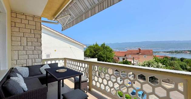 Apartment Rozi – Meerblick und Balkon