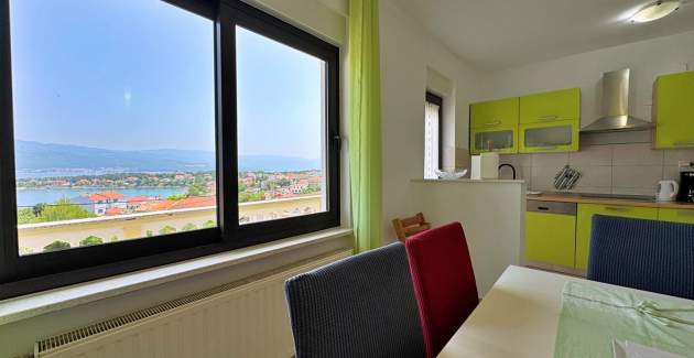 Apartment Rozi – Meerblick und Balkon