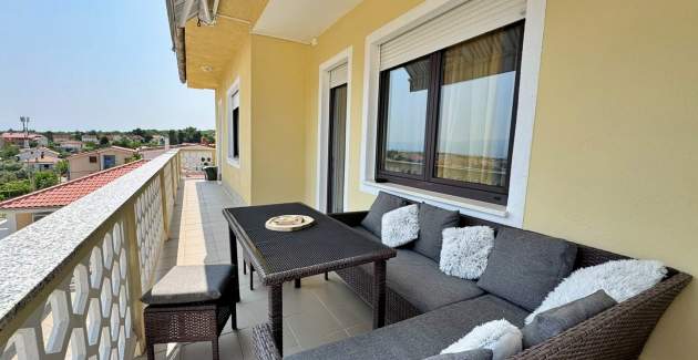 Apartment Rozi – Meerblick und Balkon
