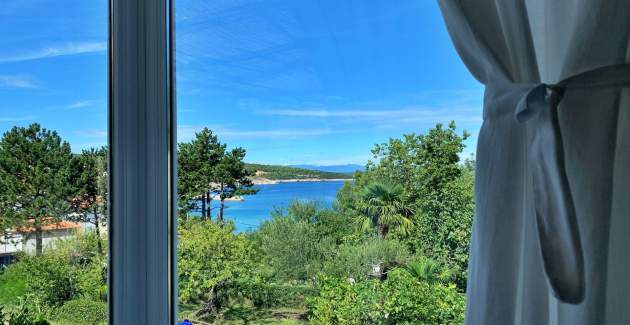Apartment Savic M – 90 m vom Strand, Meerblick