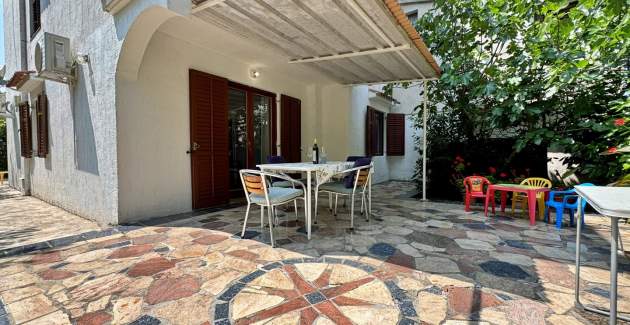 Apartment Srdoc – Terrasse, Erdgeschoss