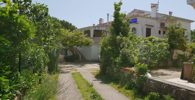 Apartment Srdoc – Terrasse, Erdgeschoss