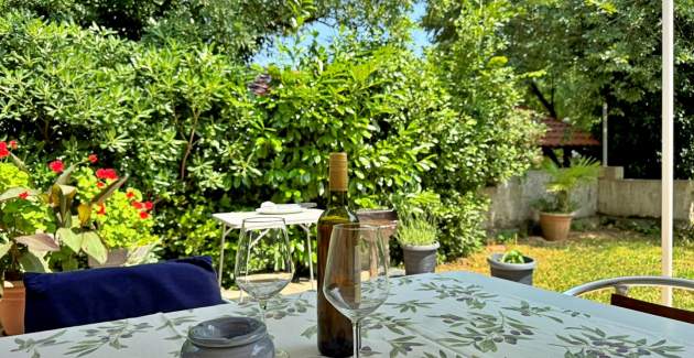Apartment Srdoc – Terrasse, Erdgeschoss