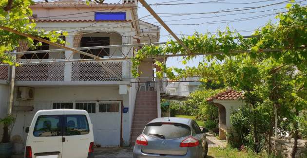 Apartment Srdoc – Terrasse und Meerblick