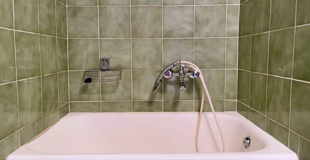 Apartment Srdoc – Terrasse und Meerblick