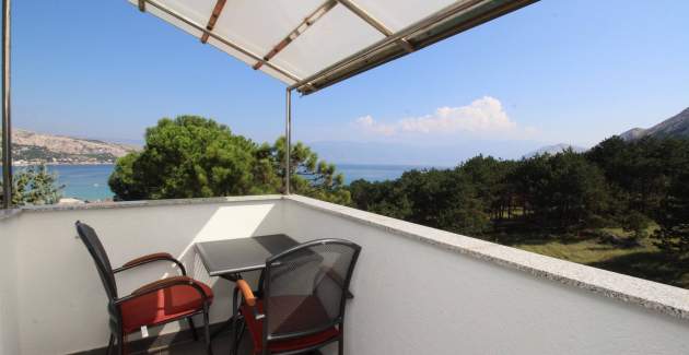 Studioapartment Wow Barbalic – mit Balkon und wunderschöner Aussicht