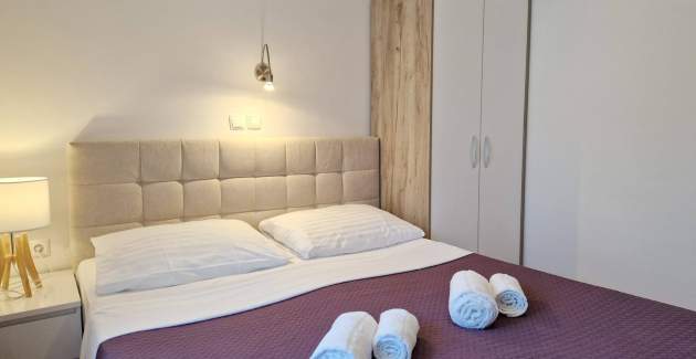 Apartment Brnic AQ 1 – mit Balkon, 90 m vom Strand entfernt