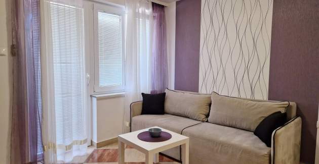 Apartment Brnic AQ 1 – mit Balkon, 90 m vom Strand entfernt