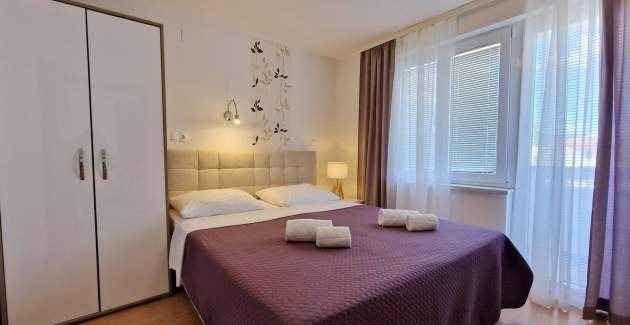 Apartment Brnic AQ 1 – mit Balkon, 90 m vom Strand entfernt