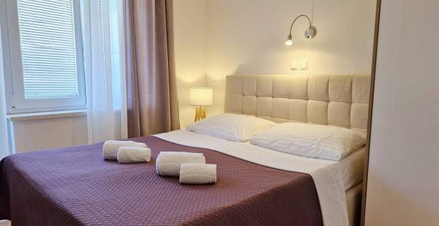 Apartment Brnic AQ 1 – mit Balkon, 90 m vom Strand entfernt
