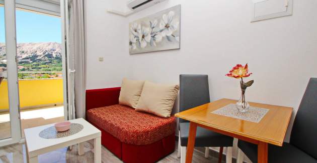 Charmantes Apartment Brnić Nr.7 - mit Balkon und Meerblick