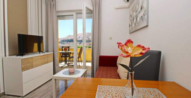 Charmantes Apartment Brnić Nr.7 - mit Balkon und Meerblick