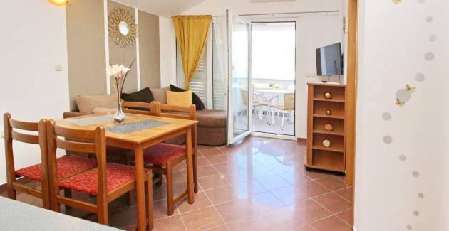 Apartment Brnić Nar. Meer - mit Meerblick, 350 m vom Strand entfernt