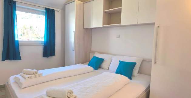 Apartment Cugalj – mit Balkon, im 2. Stock, 300 m vom Strand