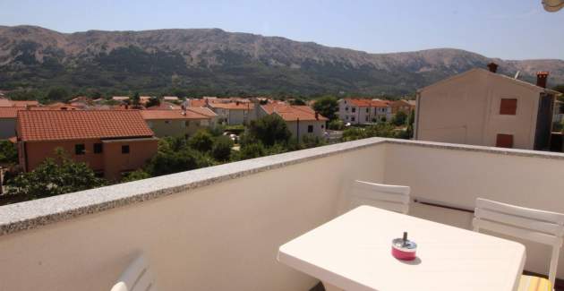 Apartment Cugalj – mit Balkon, im 2. Stock, 300 m vom Strand