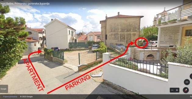 Apartment Fantov – im alten Teil von Baška, mit nahem Parkplatz