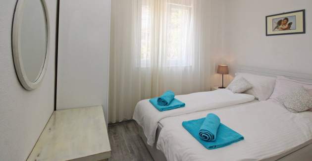 Apartment Fantov Nr.3 – mit großem Balkon, 250 m vom Strand
