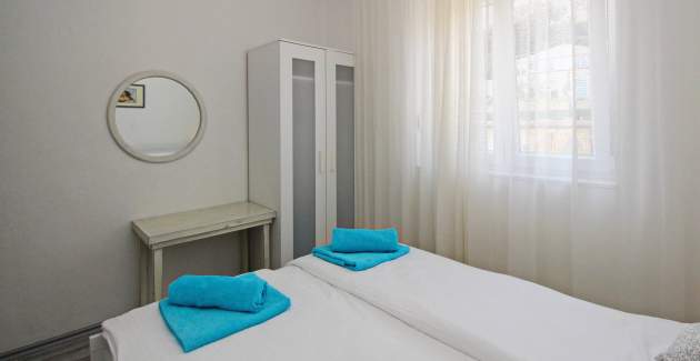 Apartment Fantov Nr.3 – mit großem Balkon, 250 m vom Strand
