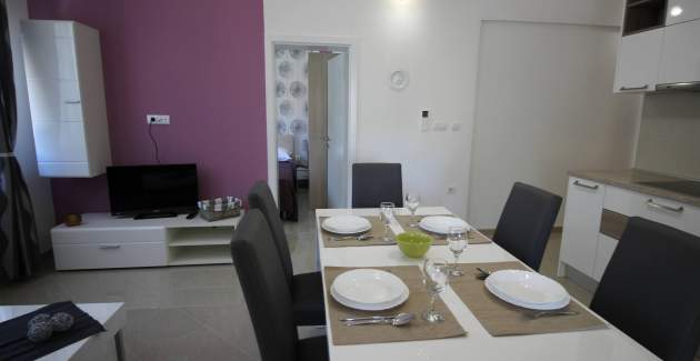 Apartment Gorica 1 Nr.8 – mit Pool, 200 m vom Strand entfernt