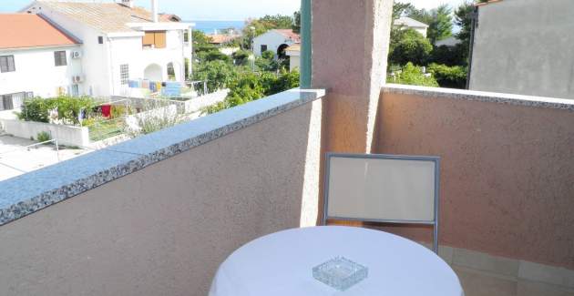 Standard-Apartment Klaric Prvić – 200 m vom Strand entfernt, mit Balkon