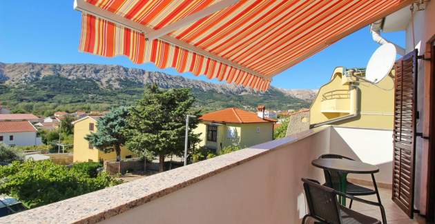 Apartment Kucar No.2 – mit Balkon, 350 m vom Strand entfernt
