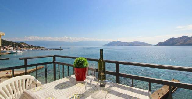 Studioapartment Mihovil – in der Nähe des Strandes, mit Meerblick