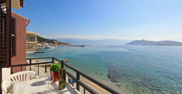 Studioapartment Mihovil – in der Nähe des Strandes, mit Meerblick