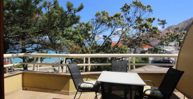 Apartment Mrkus more - mit Balkon und Meerblick, in Strandnähe
