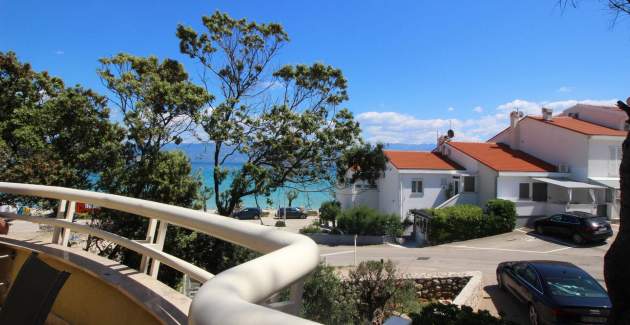 Ferienwohnung Mrkus brdo - mit Balkon, in Strandnähe