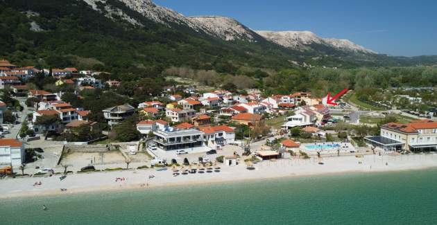 Studio-Apartment Rozman Beach – strandnah, mit Terrasse