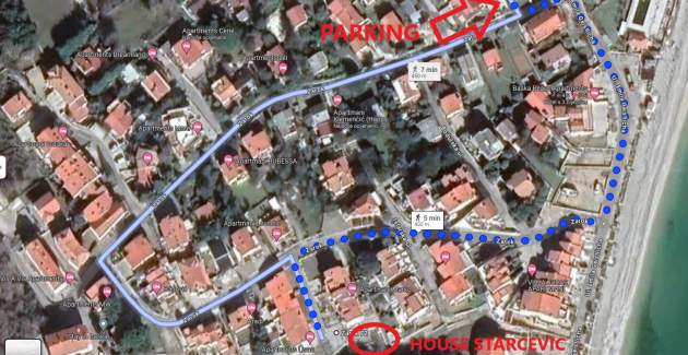 Apartment Starčević-Filipović mit Garten und Grill, 150 m vom Strand entfernt
